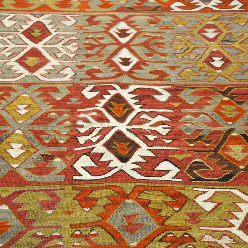 Çok Renkli Konya Kilimi - 142 cm x 330 cm - K0027729