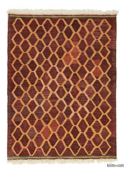 Rojo Nueva Alfombra Turca Kilim