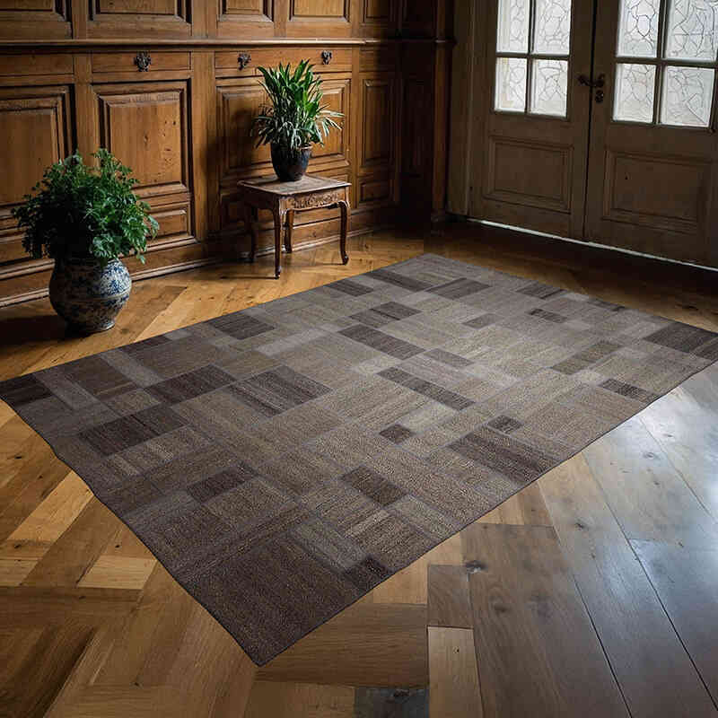 Patchwork Kilim Rug - 5' 6" x 7' 10" (66" x 94") - K0028086