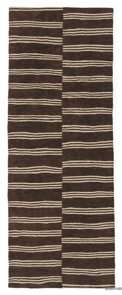 Brown New Turkish Kilim Rug
