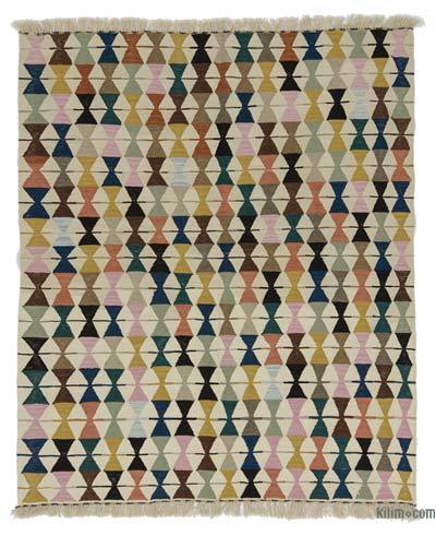Çok Renkli Yeni El Dokuma Kilim