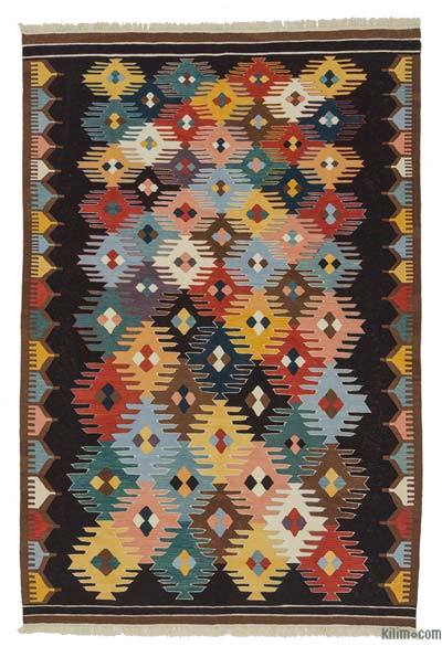 Multicolor Nueva Alfombra Turca Kilim - 202 cm x 300 cm