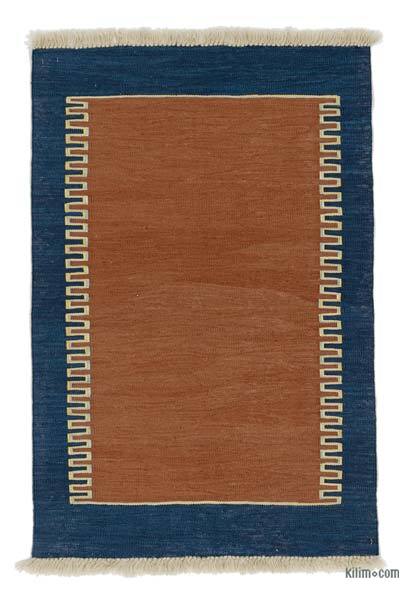 Red, Blue New Handwoven Turkish Kilim Rug