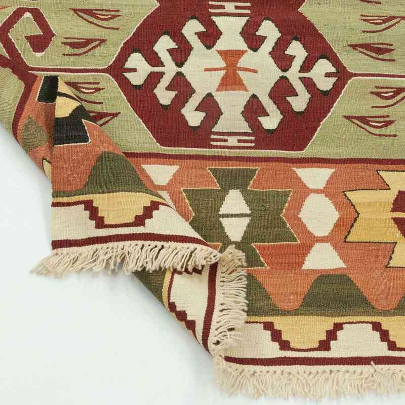 Multicolor New Handwoven Turkish Kilim Rug - K0028402
