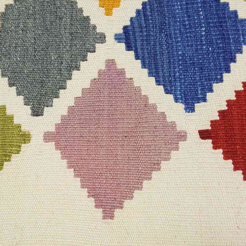Multicolor Nuevo Kilim Turco De Pasillo - 89 cm x 335 cm - K0033131