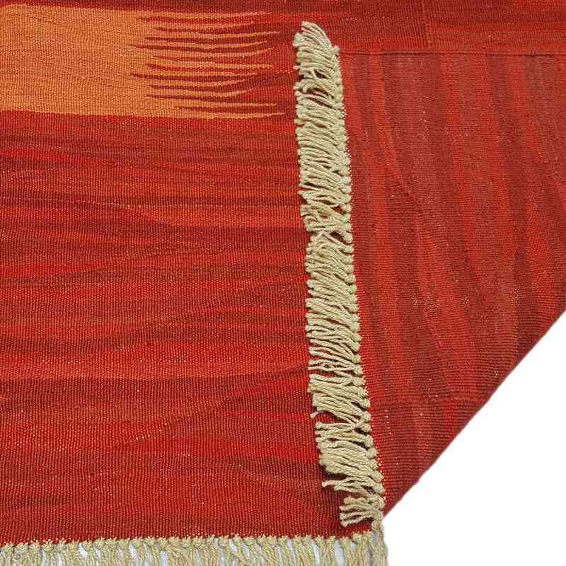 Rojo Nueva Alfombra Turca Kilim - 183 cm x 270 cm - K0033144