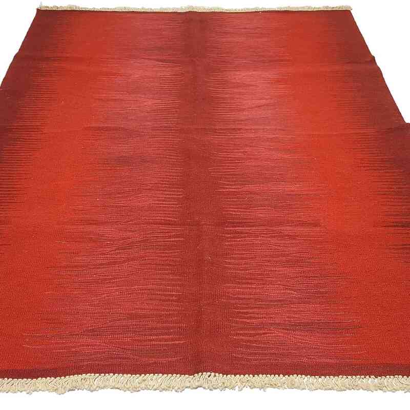 Kırmızı Yeni El Dokuma Kilim - K0033148