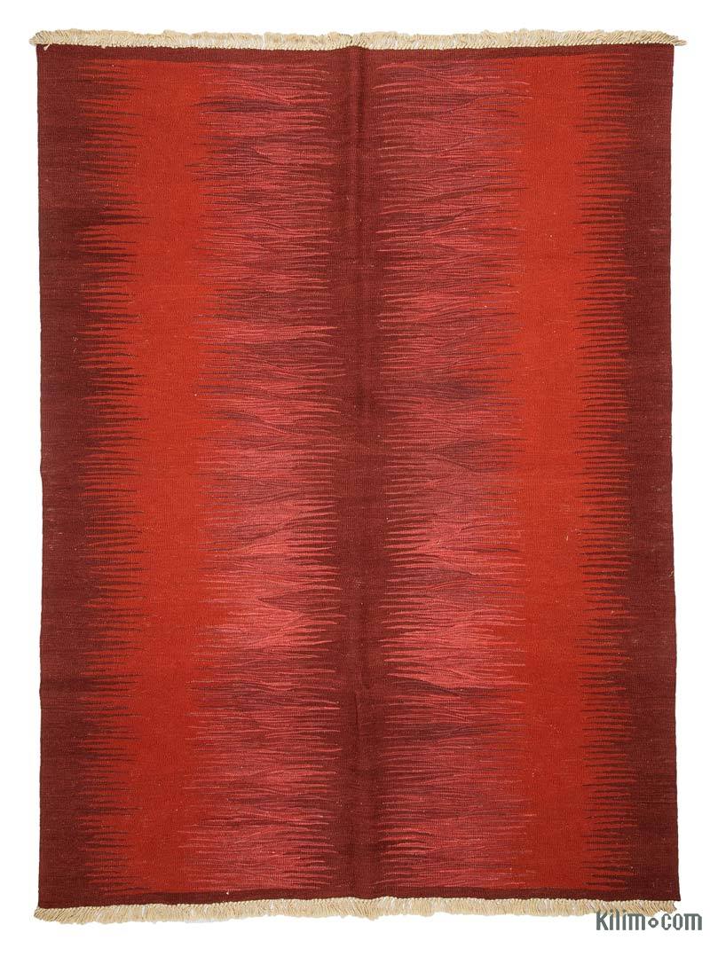 Kırmızı Yeni El Dokuma Kilim - K0033148