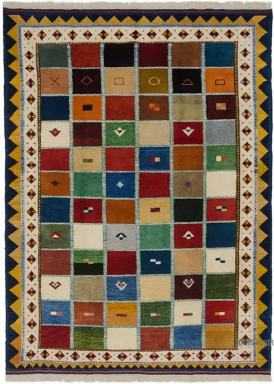 Çok Renkli Yeni Kök Boya Halı - 196 cm x 264 cm