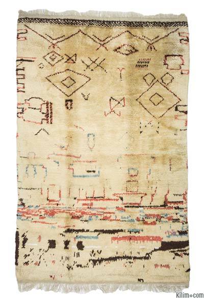 Beige New Turkish Tulu Rug - 6'  x 9'  (72" x 108")