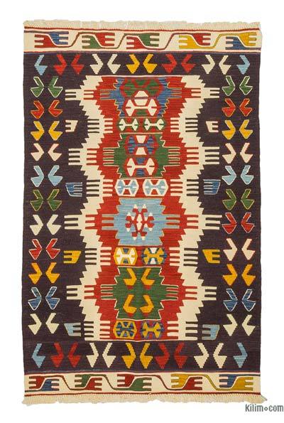 Çok Renkli Yeni El Dokuma Kilim