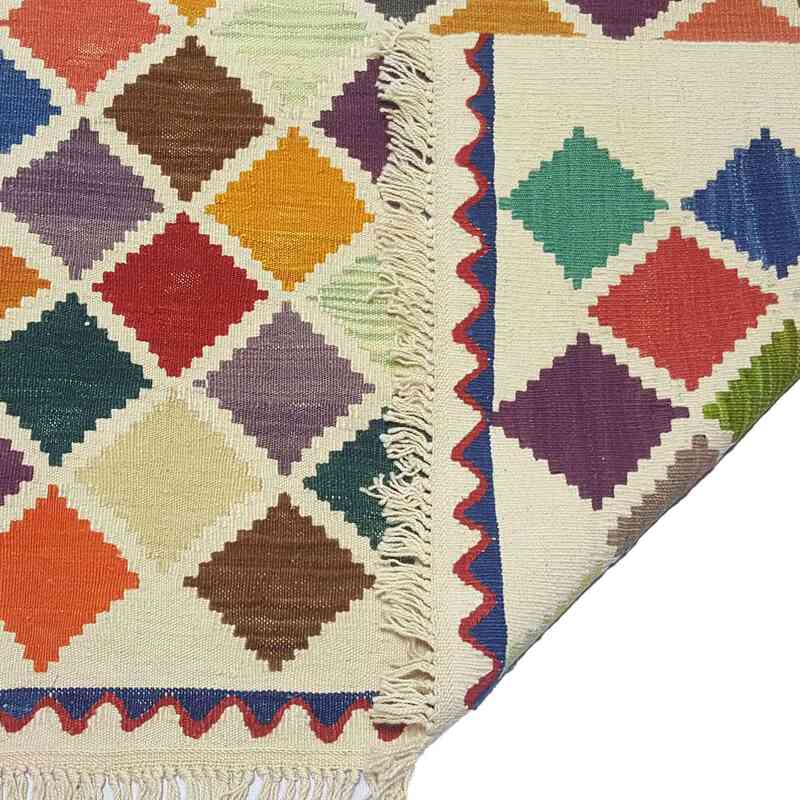 Multicolor New Handwoven Turkish Kilim Rug - K0033239
