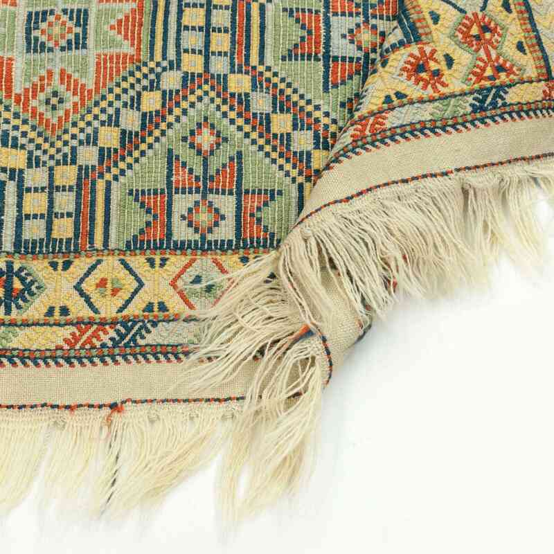 Beige Vintage Konya Jijim Rug - 4' 2" x 5' 6" (50" x 66") - K0033322