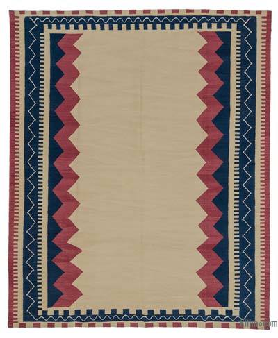 Bej Yeni El Dokuma Kilim