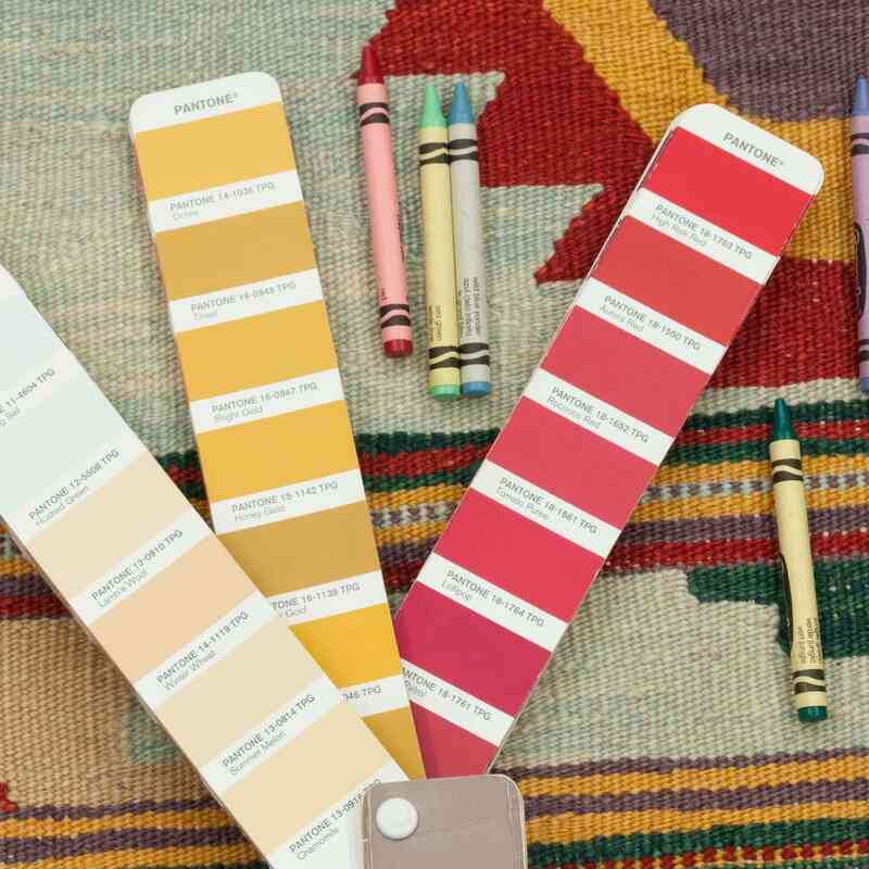 Multicolor New Handwoven Turkish Kilim Rug - 4'  x 5' 10" (48" x 70") - K0033787
