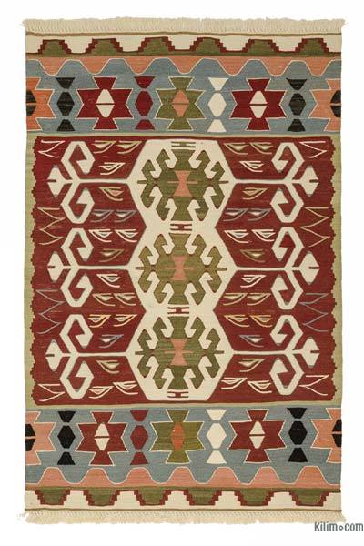 Çok Renkli Yeni El Dokuma Kilim