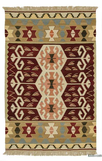 Çok Renkli Yeni El Dokuma Kilim