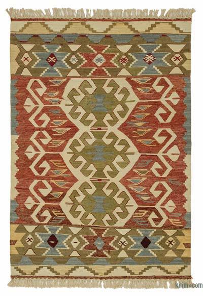 Çok Renkli Yeni El Dokuma Kilim