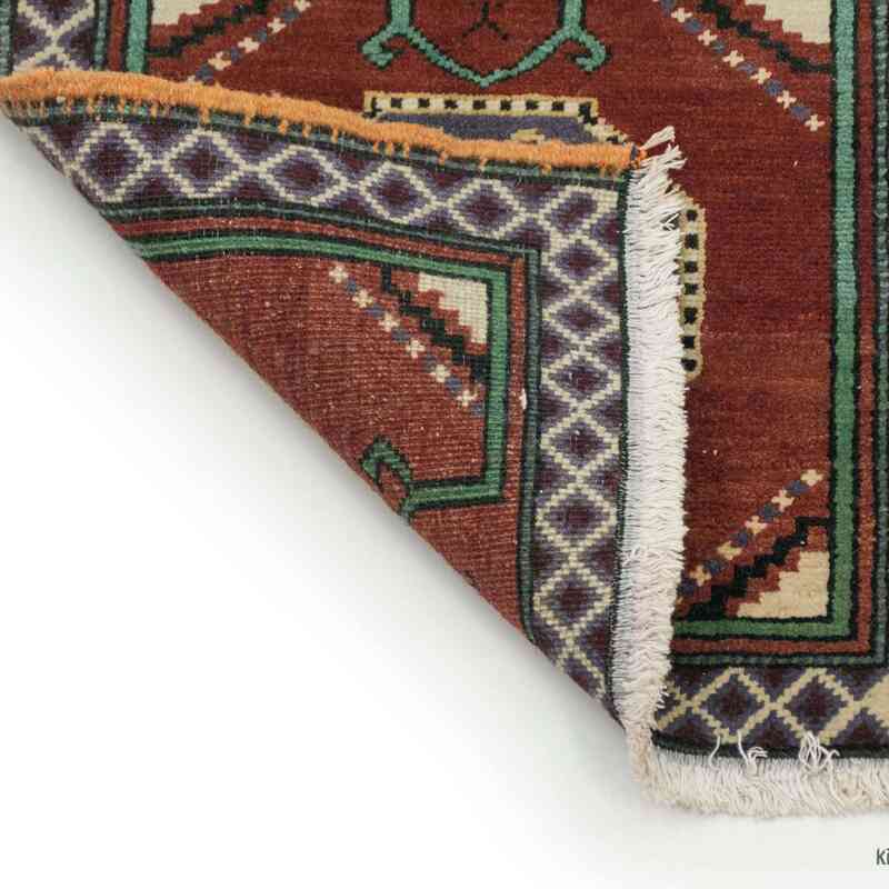 Vintage Turkish Hand-Knotted Rug - 1' 7" x 1' 6" (19" x 18") - K0034124