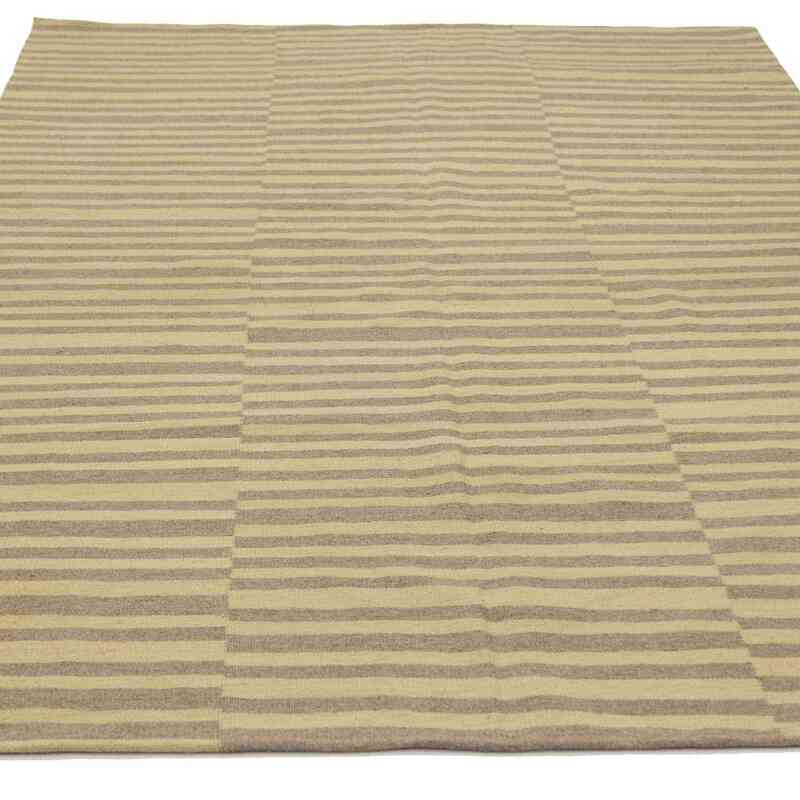 Bej Yeni El Dokuma Kilim - K0034317