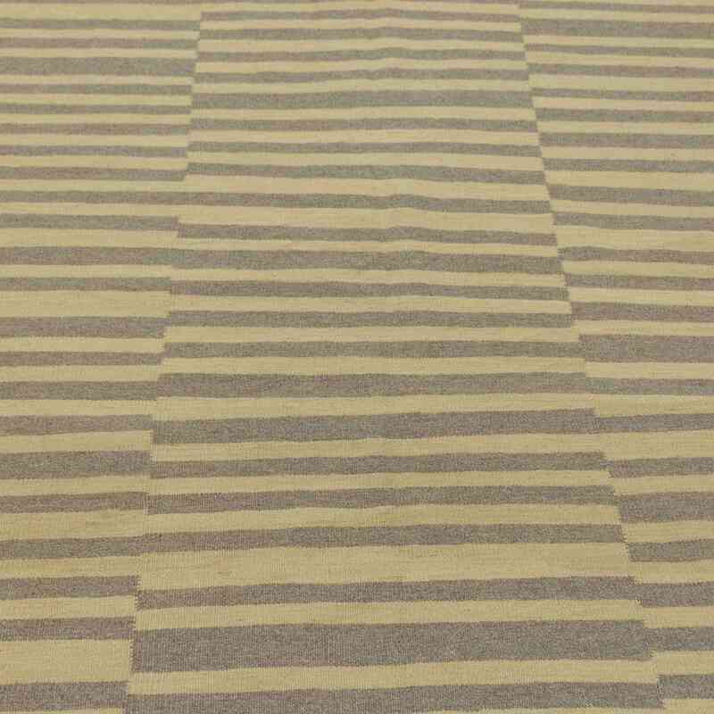 Bej Yeni El Dokuma Kilim - K0034317