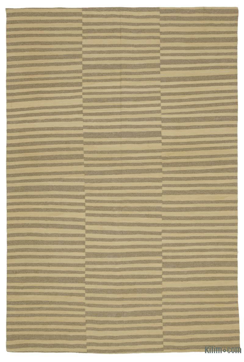 Bej Yeni El Dokuma Kilim - K0034317