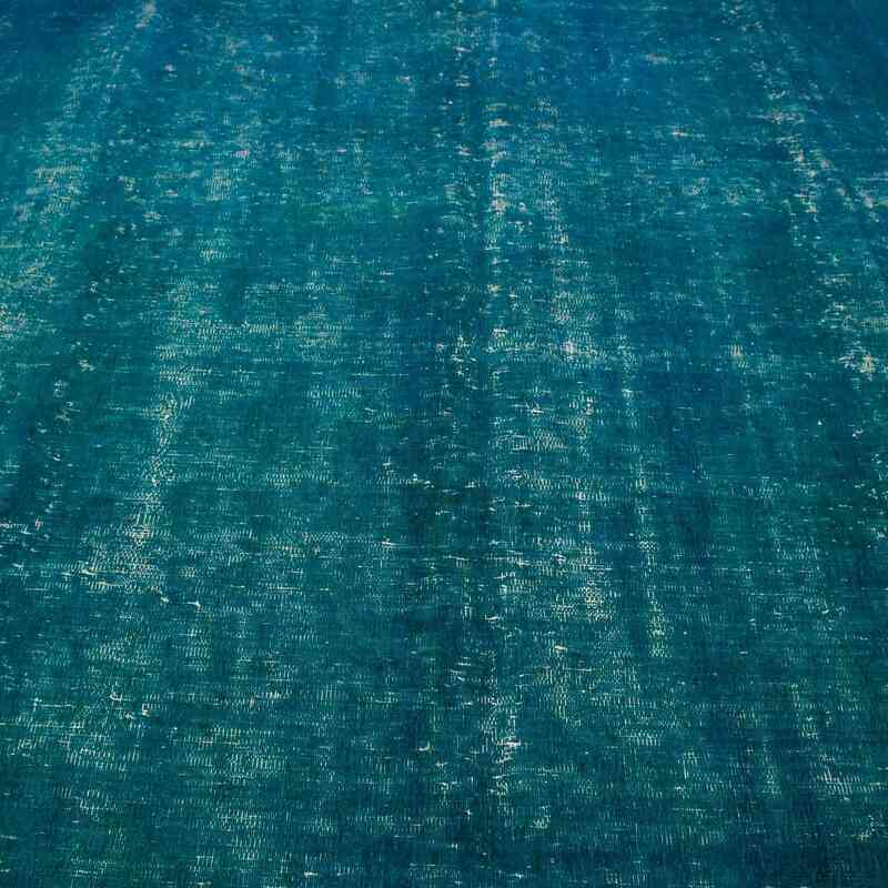 Over-dyed Vintage Hand-Knotted Oriental Rug - 9' 6" x 12' 5" (114" x 149") - K0034334