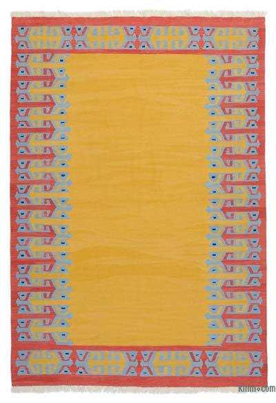 Sarı Yeni El Dokuma Kilim