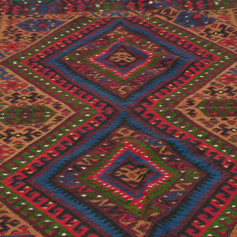 Multicolor Alfombra Vintage Fethiye Kilim - 130 cm x 236 cm - K0036437
