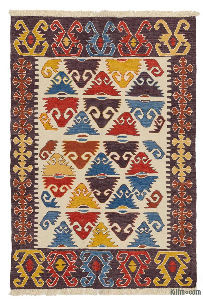 Multicolor New Handwoven Turkish Kilim Rug - K0036458