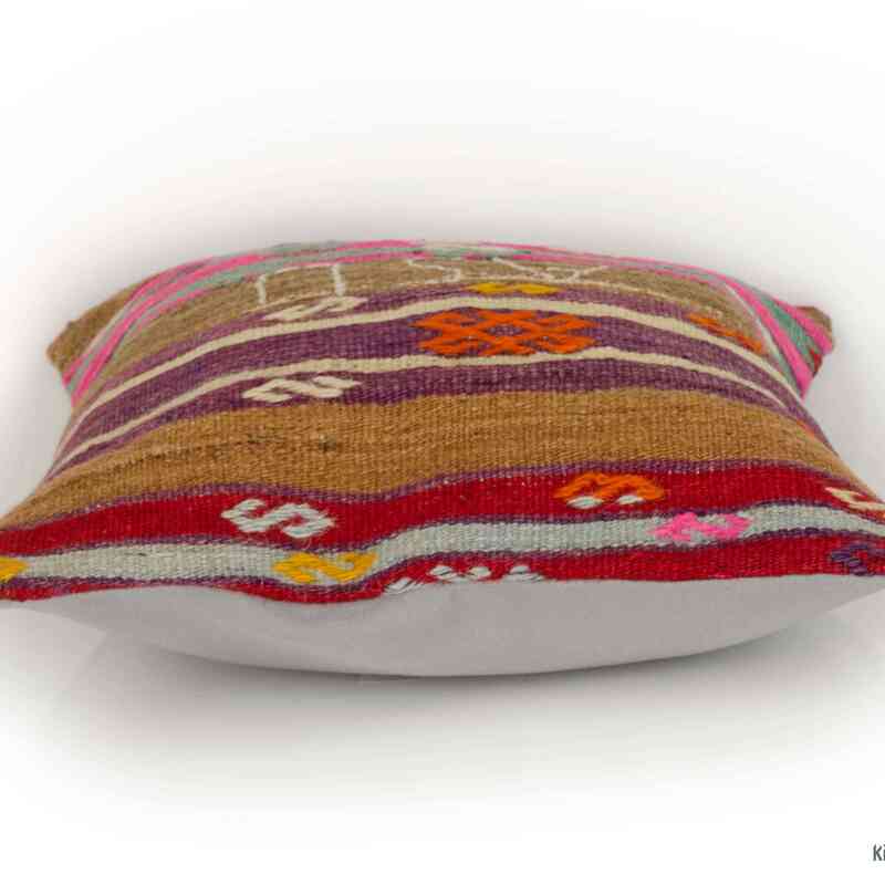 Kilim Pillow Cover - 1' 4" x 1' 4" (16" x 16") - K0036592