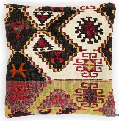Kilim Pillow Cover - 1' 4" x 1' 4" (16" x 16")