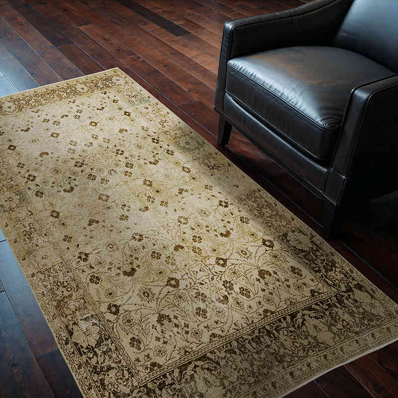 El Dokuma Vintage Halı - 128 cm x 204 cm - K0036908