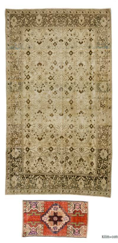 Vintage Turkish Hand-Knotted Rug - 4' 2" x 6' 8" (50" x 80")