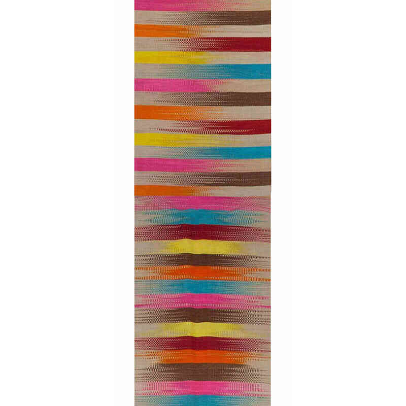 Multicolor Alfombra Neo Caspian Kilim - 198 cm x 363 cm - K0036994