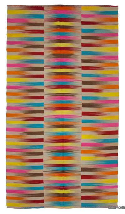Multicolor Alfombra Neo Caspian Kilim - 198 cm x 363 cm