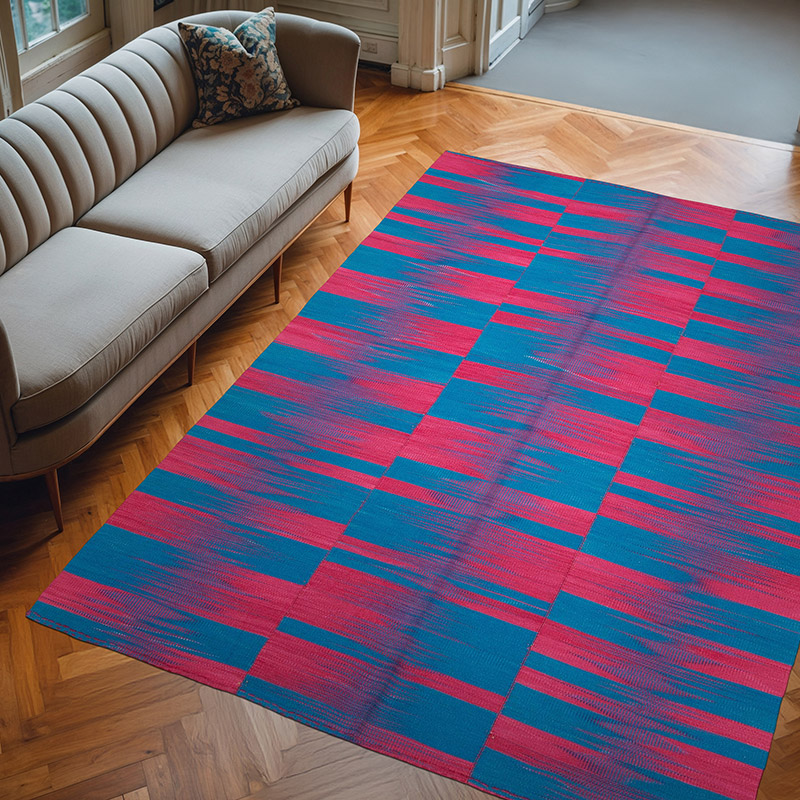 Multicolor Alfombra Neo Caspian Kilim - 204 cm x 280 cm - K0037015