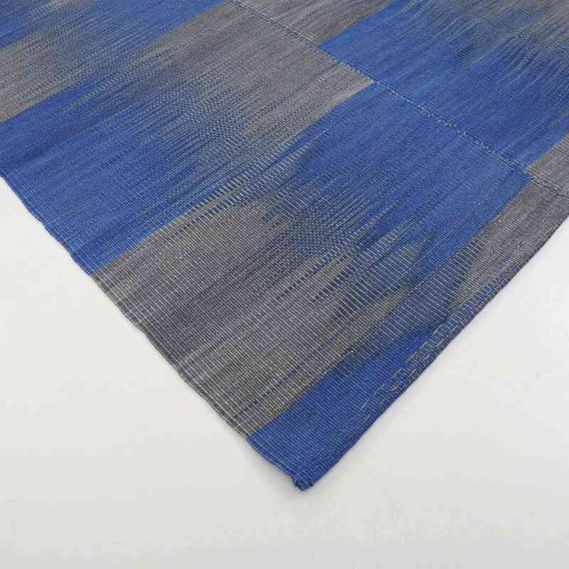 Neo Caspian Kilim Rug - 6' 6" x 10' 7" (78" x 127") - K0037021
