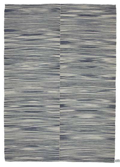 Gray Neo Caspian Kilim Rug - 6' 9" x 9' 6" (81" x 114")