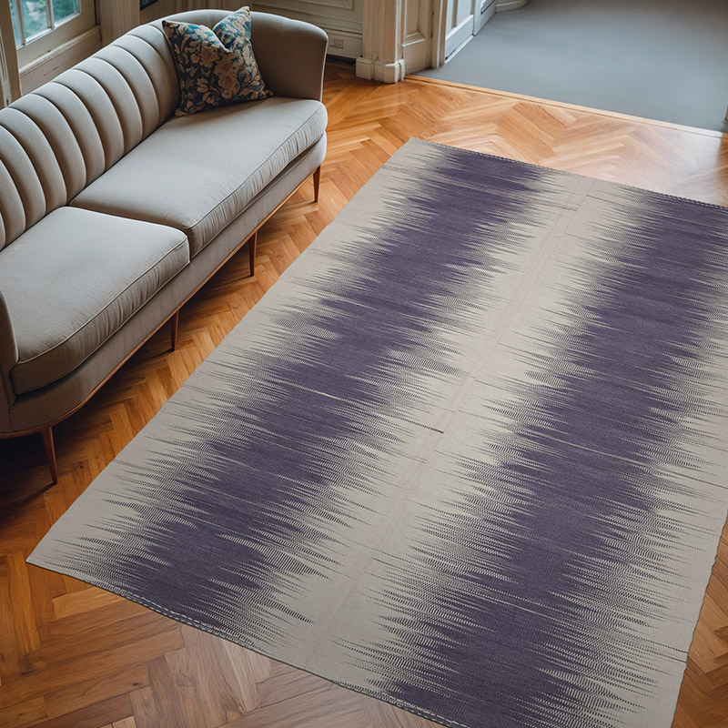 Neo Caspian Kilim Rug - 6' 6" x 9' 7" (78" x 115") - K0037047
