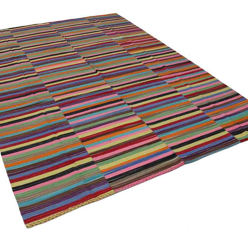 Multicolor Neo Caspian Kilim Rug - 9' 9" x 12' 9" (117" x 153") - K0037072