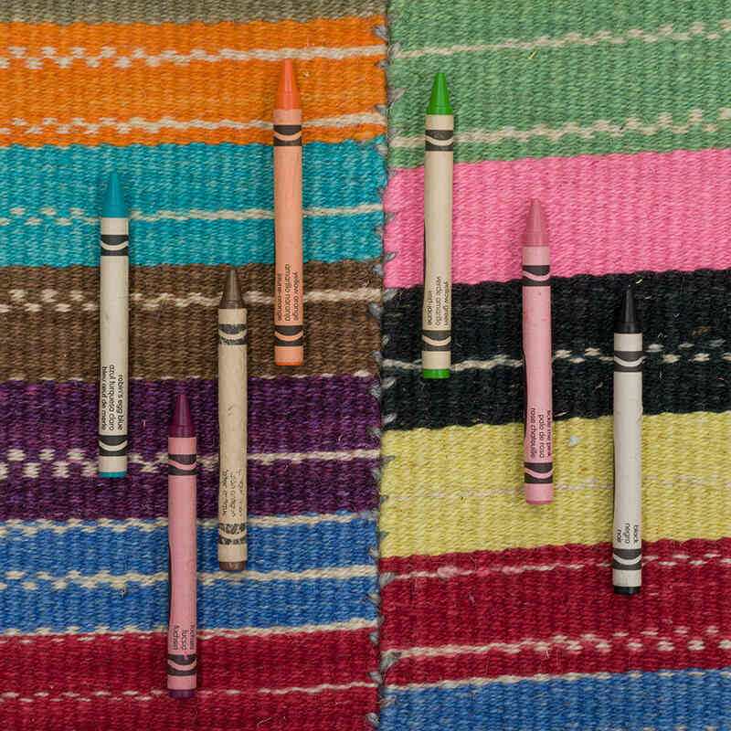 Multicolor Alfombra Neo Caspian Kilim - 296 cm x 389 cm - K0037072
