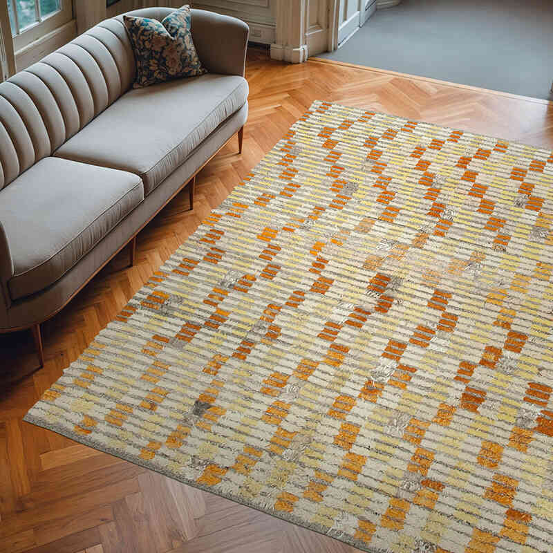 Nueva Alfombra Turca Anudada a Mano - 223 cm x 287 cm - K0037095
