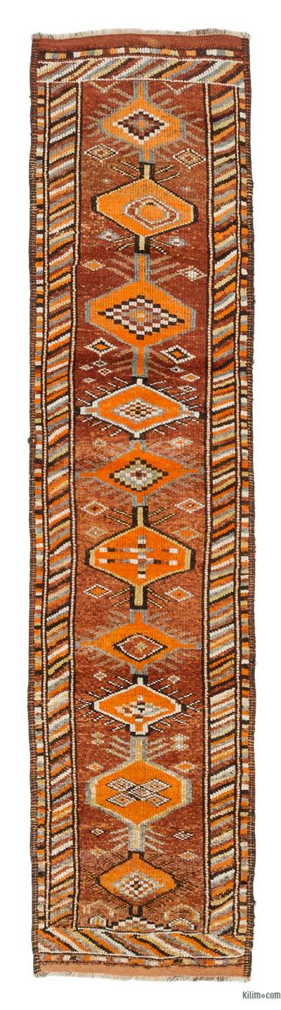 Vintage Tribal Runner Rug - 2' 10" x 11' 10" (34" x 142")