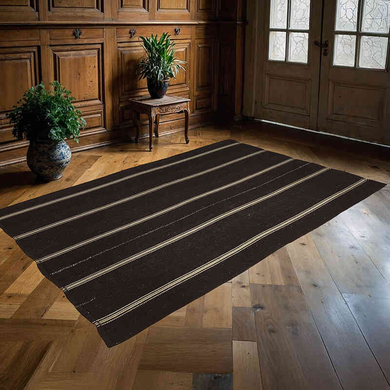 Vintage Anatolian Kilim Rug - 5' 9" x 8' 11" (69" x 107") - K0037160
