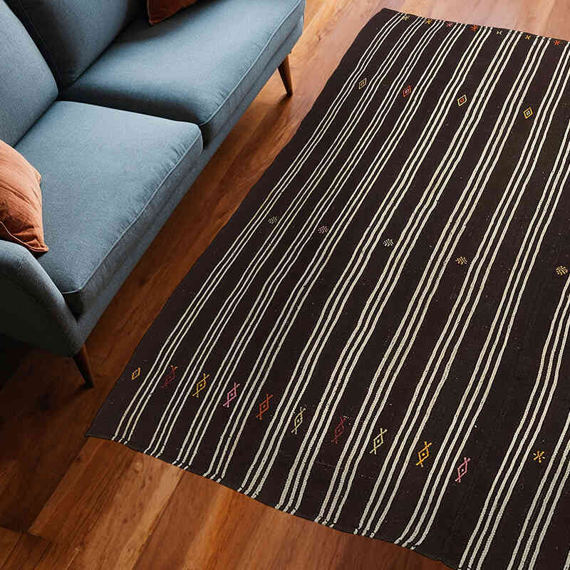 Alfombra Vintage Anatolian Kilim - 210 cm x 225 cm - K0037163