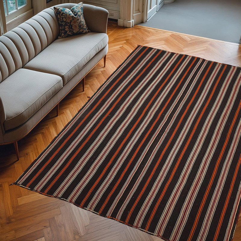 Alfombra Vintage Anatolian Kilim - 212 cm x 284 cm - K0037170