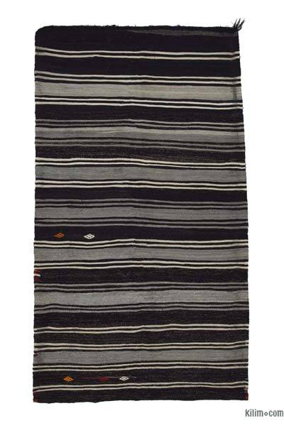 Vintage Anatolian Kilim Rug - 6'  x 10' 6" (72" x 126")