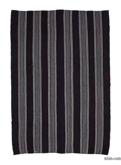 Vintage Anatolian Kilim Rug - 7' 4" x 10' 8" (88" x 128")