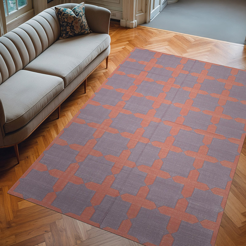 Nueva alfombra Dhurrie - 182 cm x 275 cm - K0037228